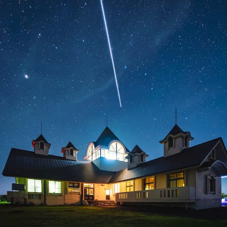 秋田県にかほ市 鳥海高原の星空